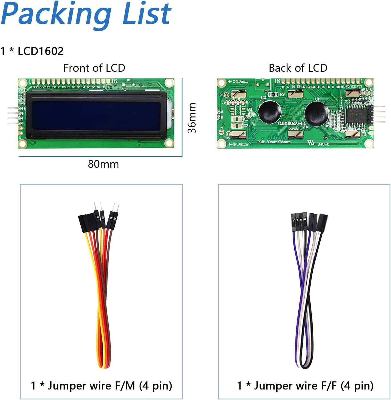 وهده فرينوف I2C LCD 1602: تسلي 16x2 الكويت | Ubuy