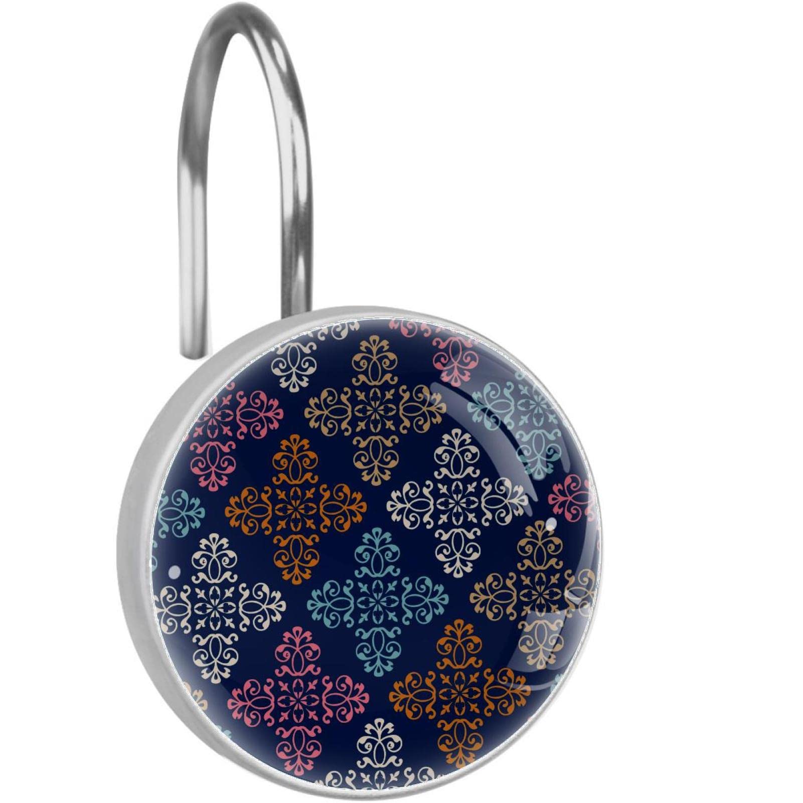 Crochets rideau de douche anti-rouille pour stopper les taches sur vos tissus de bain