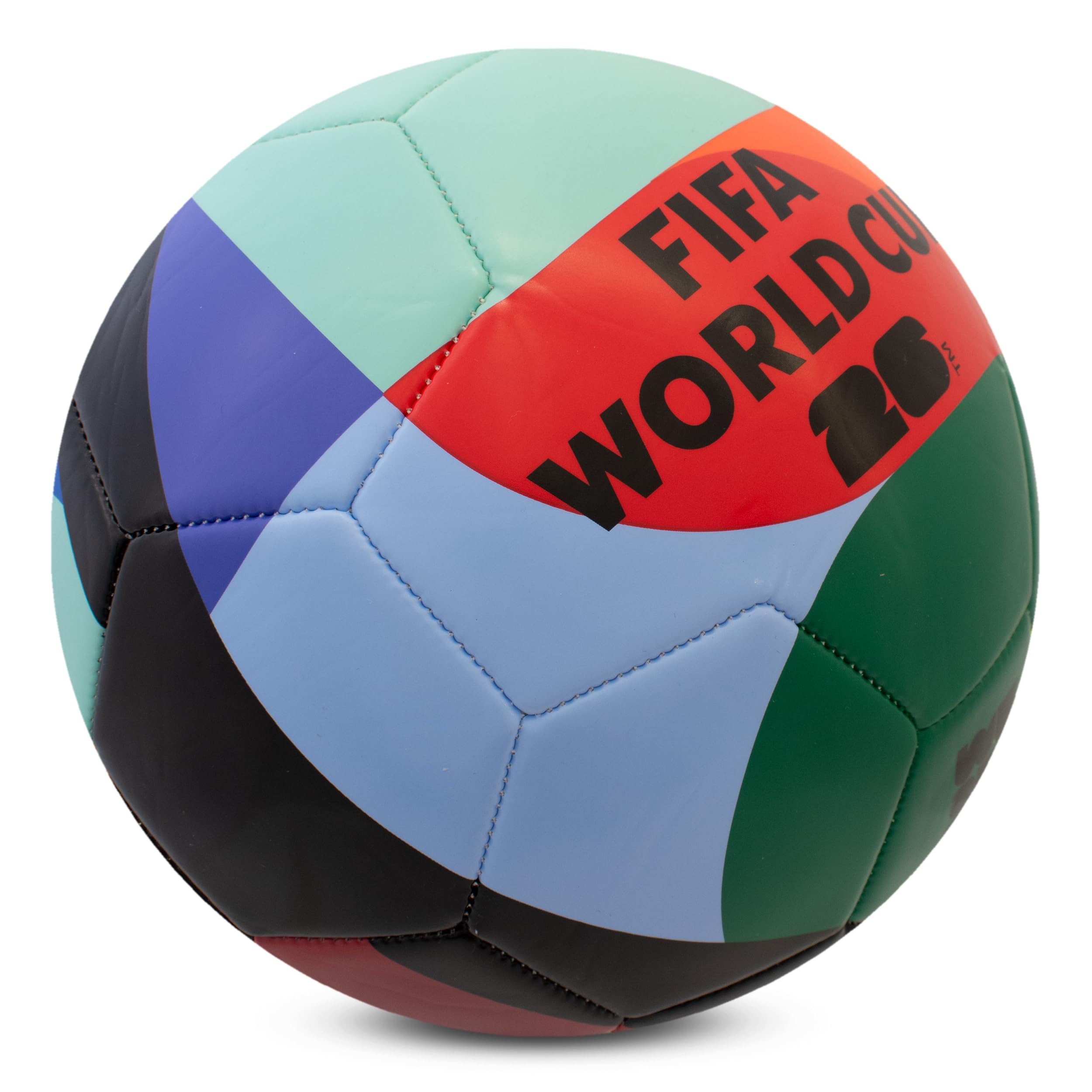 Hy-Pro Officially Licensed FWC26 Size 5 Football - Training Ball with Trophy Design & Host Nations Graphics, Football Gifts for Boys - FIFA World Cup 2026 Design - 4