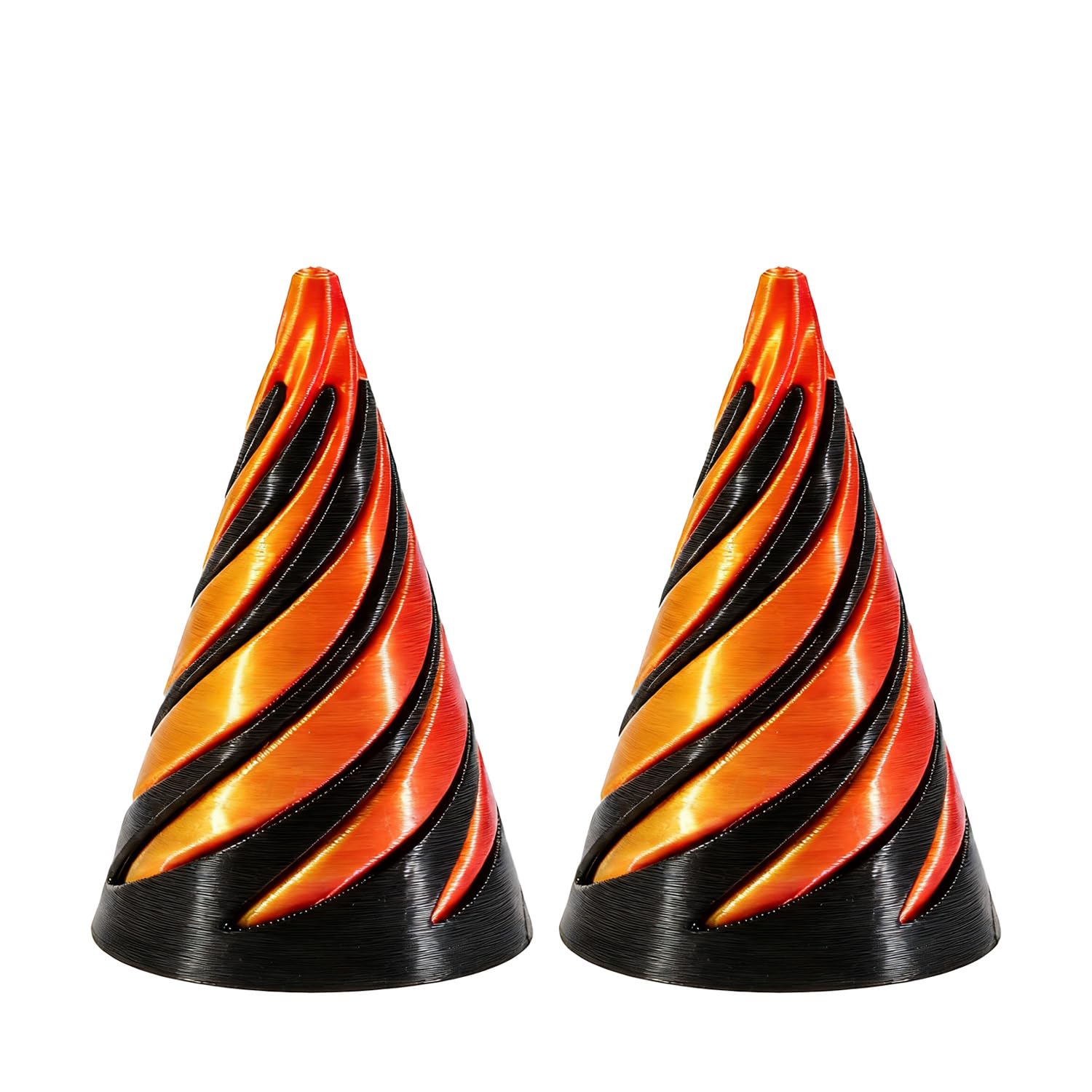 2 PCS Impossible Cone Fidget Toys, 3D Printed Spiral Cone Toy