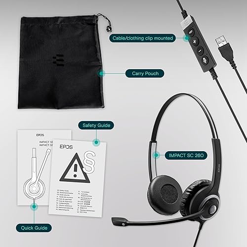 Miniatura 7 de Sennheiser SC 260 USB MS II (506483) - Auriculares empresariales de una sola cara | Para Skype Empresarial, Softphone y PC | con sonido HD,