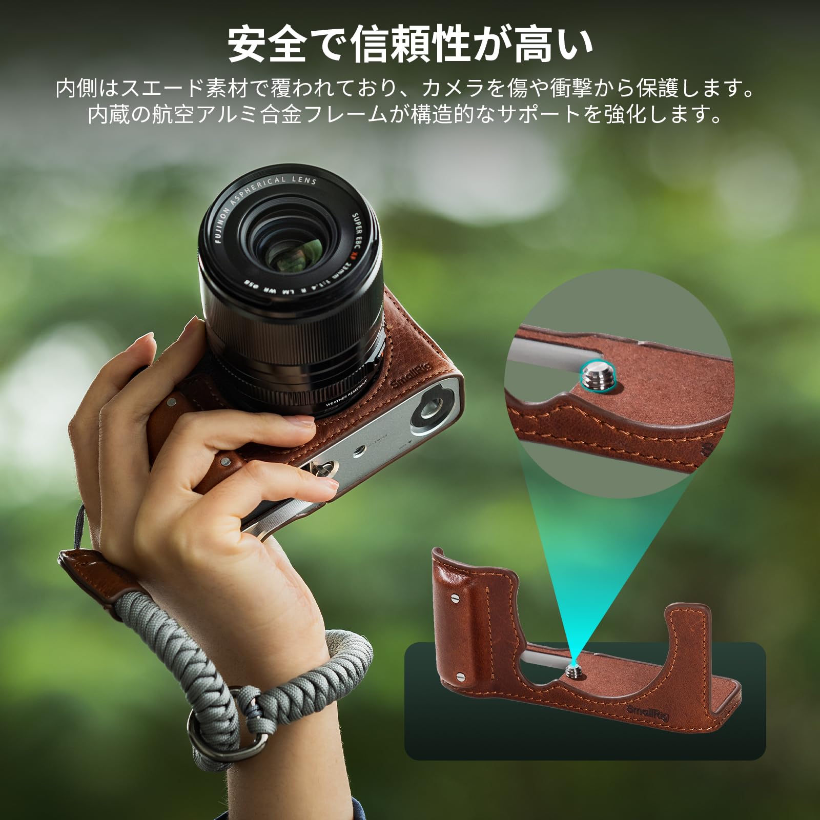 Amazon | SmallRig X-M5用 カメラ用レザーハーフケースキット FUJIFILM 