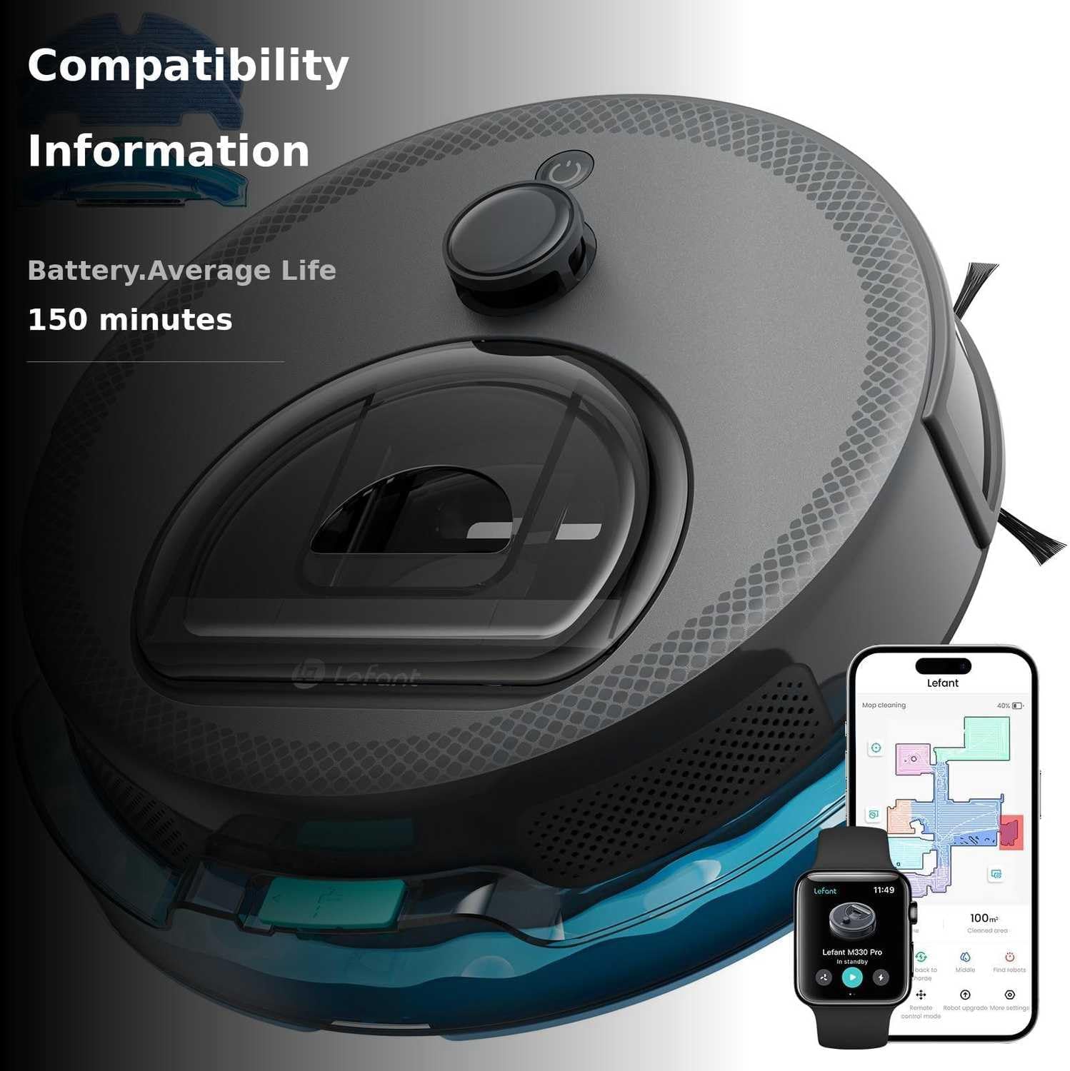 Amazon.com - Lefant LiDAR Robot Vacuum and Mop, Smart Mapping and