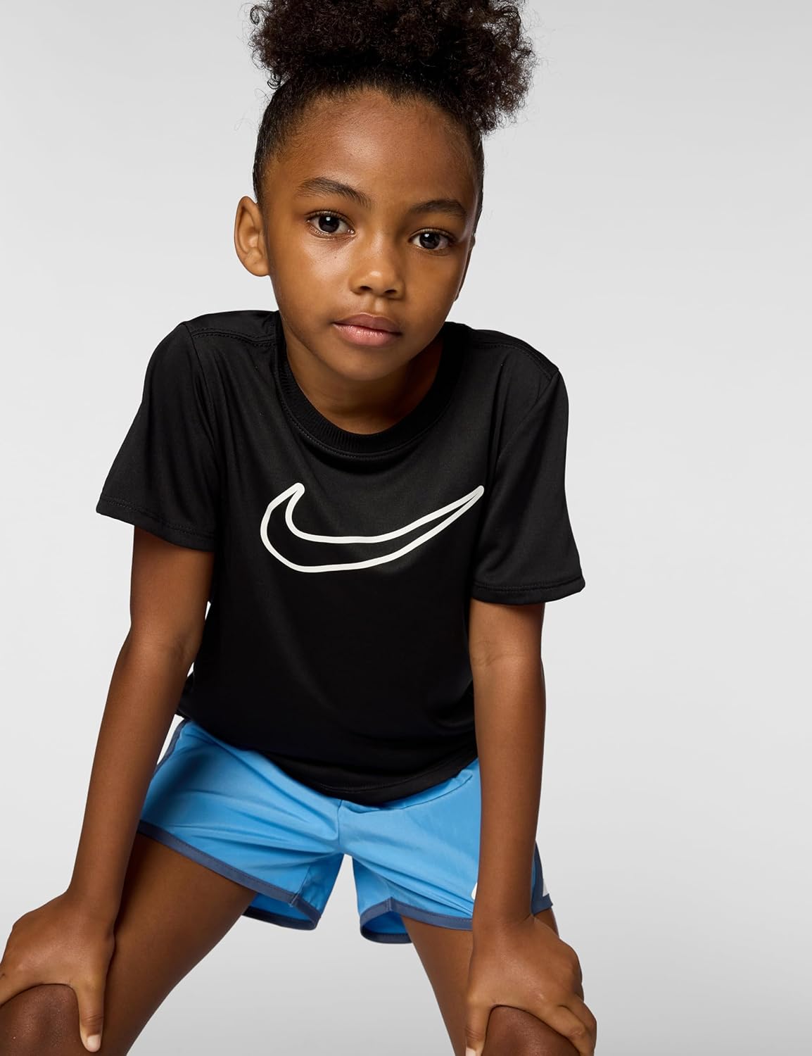 Nike Big Girls’ One Fitted Dri-FIT Short-Sleeve Top - Image 4