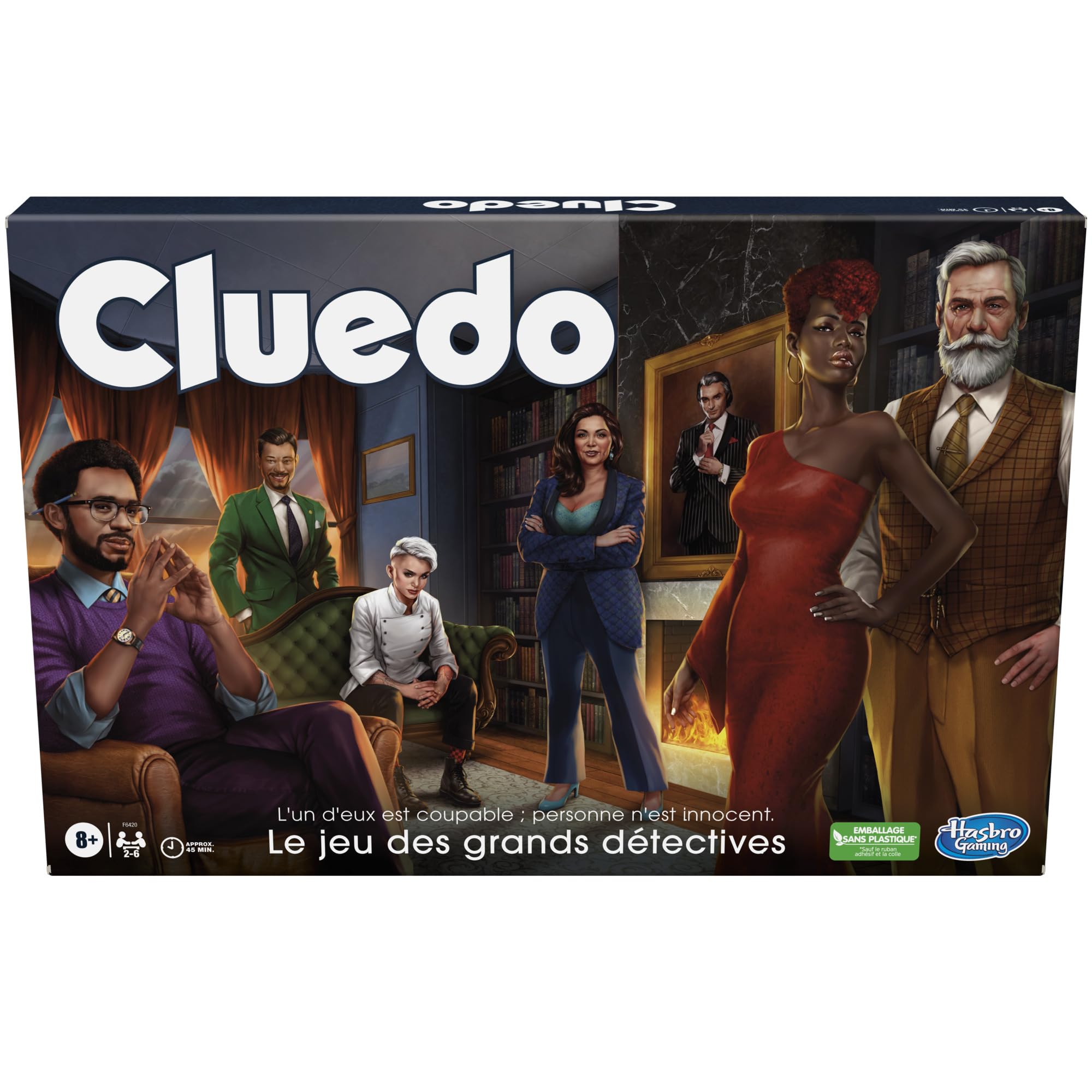 Hasbro Gaming Mehrfarbig Cluedo Familienspiel Für 2 Bis 6 Spieler, Ab 8 Jahren