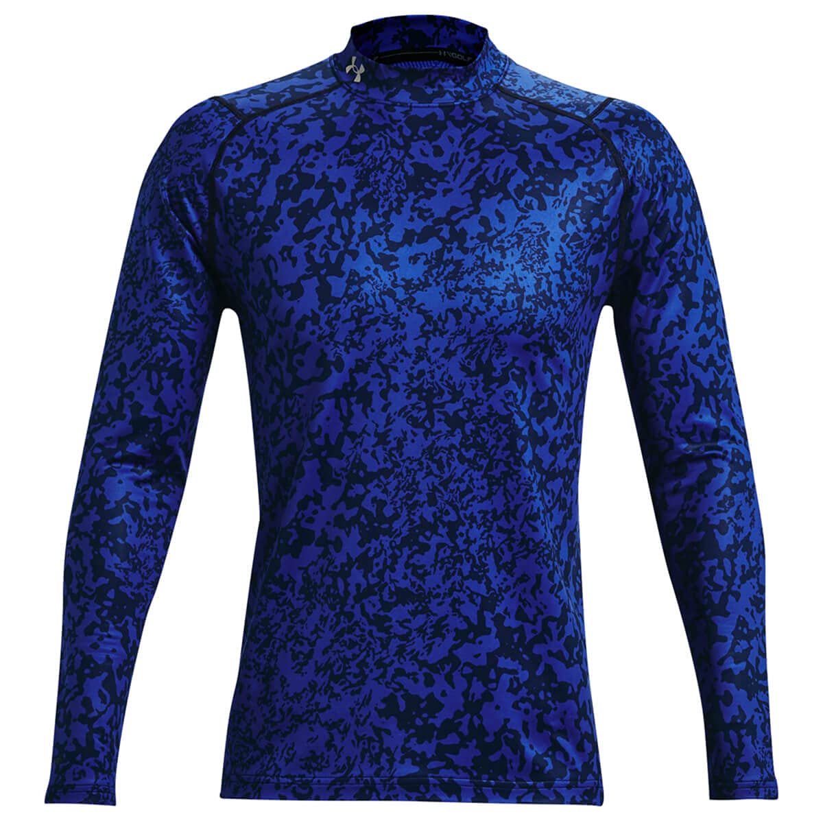 Under Armour Men's Blue Coldgear Infrared Mock Baselayer - Royal - L