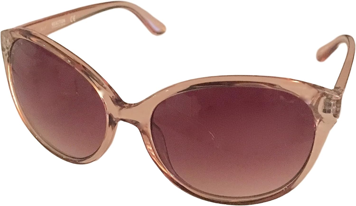 Kenneth Cole Reaction Mens Crystal Brown Soft Square Plastic Sunglass KC1283 45F