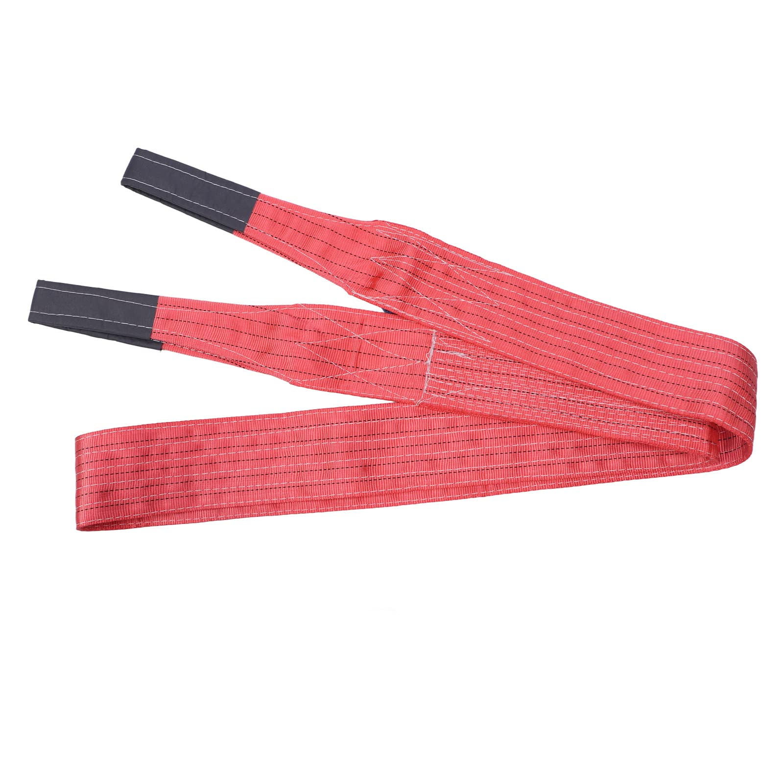 Sangle de Levage pour équipement Rouge, capacité 5T 11023LB, élingue de Levage et de remorquage Robuste avec Boucle renforcée, élingue en Polyester de 4 m / 13,12 Pieds pour Usage