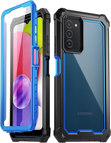 Miniatura 1 de Poetic Guardian Series - Funda diseñada para Samsung Galaxy A03S 5G, híbrida de cuerpo completo a prueba de golpes, funda protectora transparente,