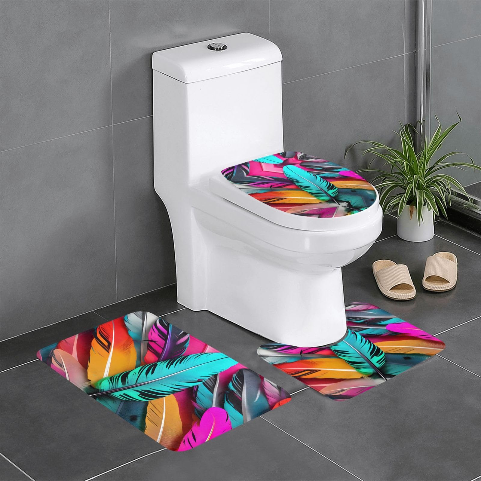 Tapis de salle de bain antidérapants pour éviter les glissades sur carrelage humide