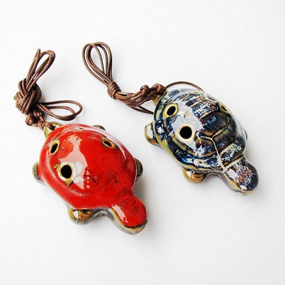 Authentic Chinese 6 Hole Ceramic Ocarina Musical Instruments for Music Education and Cultural Enthusiasts Professional Ceramic Ocarina
