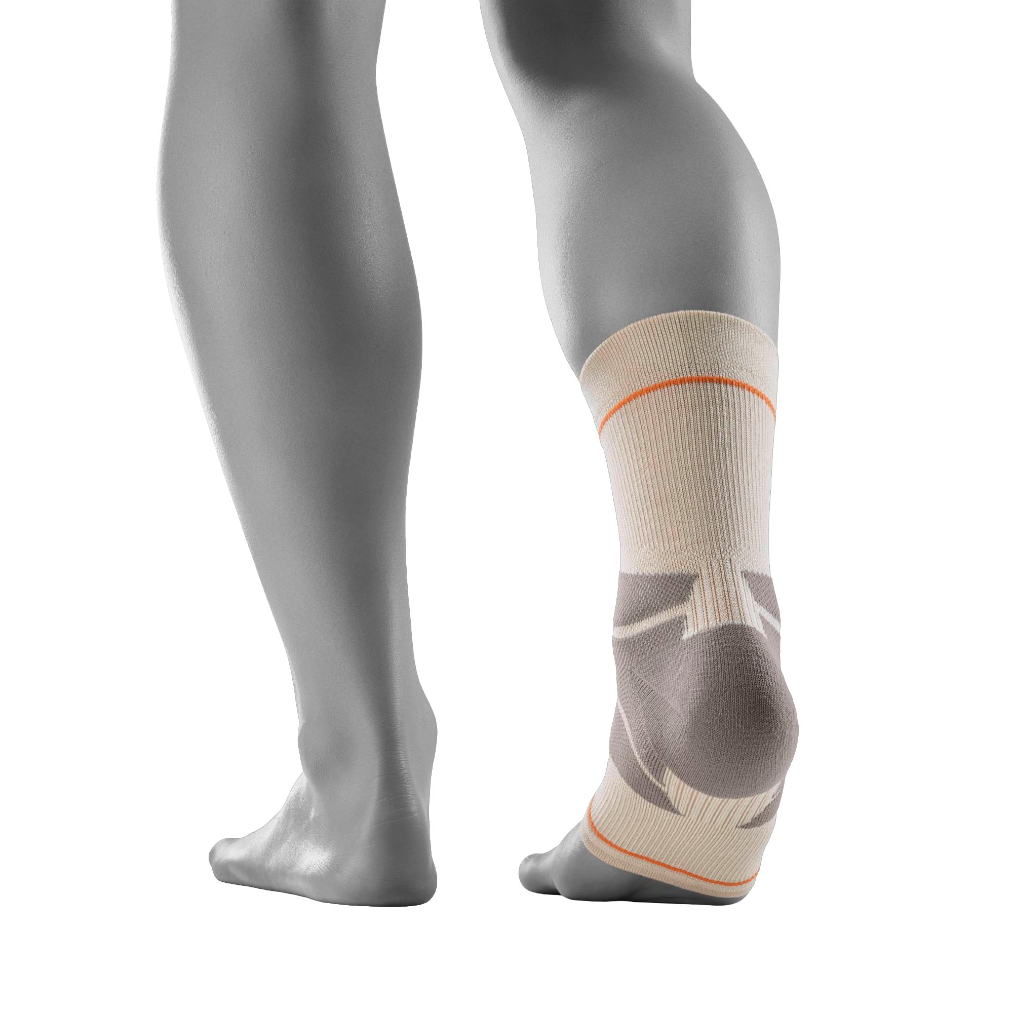 BAUERFEIND Opaska na kostkę "Outdoor Compression Ankle Support", 1 bandaż na staw skokowy z wełną z merynosów, do noszenia po prawej i lewej stronie, bandaż na kostkę do wędrówek