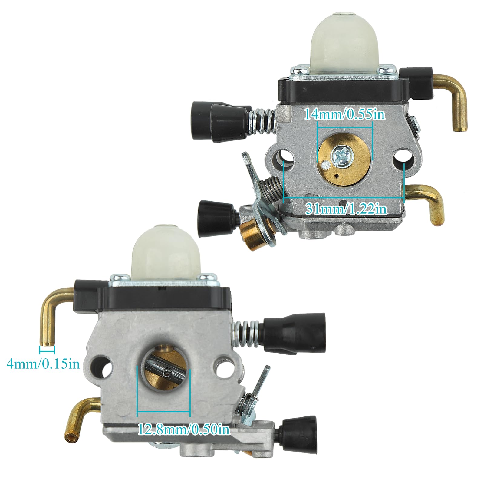 FS75 Carburatore per Stihl FS76 FS80 FS80R FS85 FS85R FS85T FS85RX Trimmer con Guarnizione Candela Sostituire per ZAMA C1Q-S28E C1Q-S28D