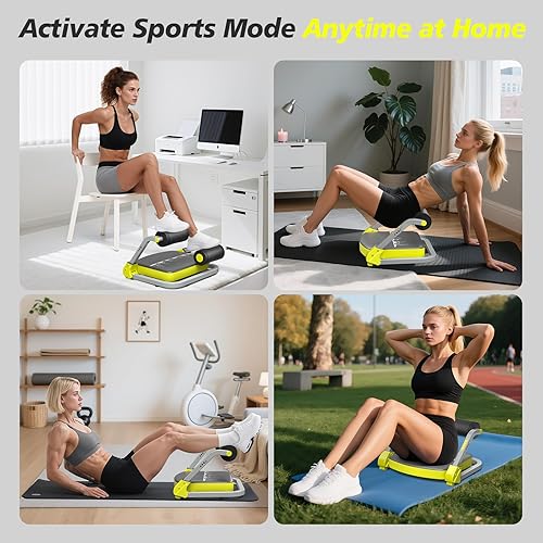 Miniatura 5 de Máquina de abdominales para entrenamiento de estómago, máquina de entrenamiento de abdominales para gimnasio en casa, equipo de ejercicio para uso