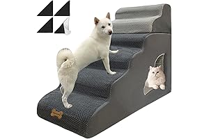 36" Non-Slip Balanced Dog Stairs for Small to Large Pets