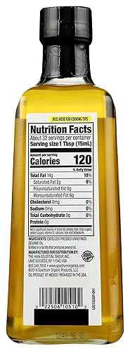 Miniatura 2 de Spectrum Aceite de sésamo, sin refinar, 16 oz