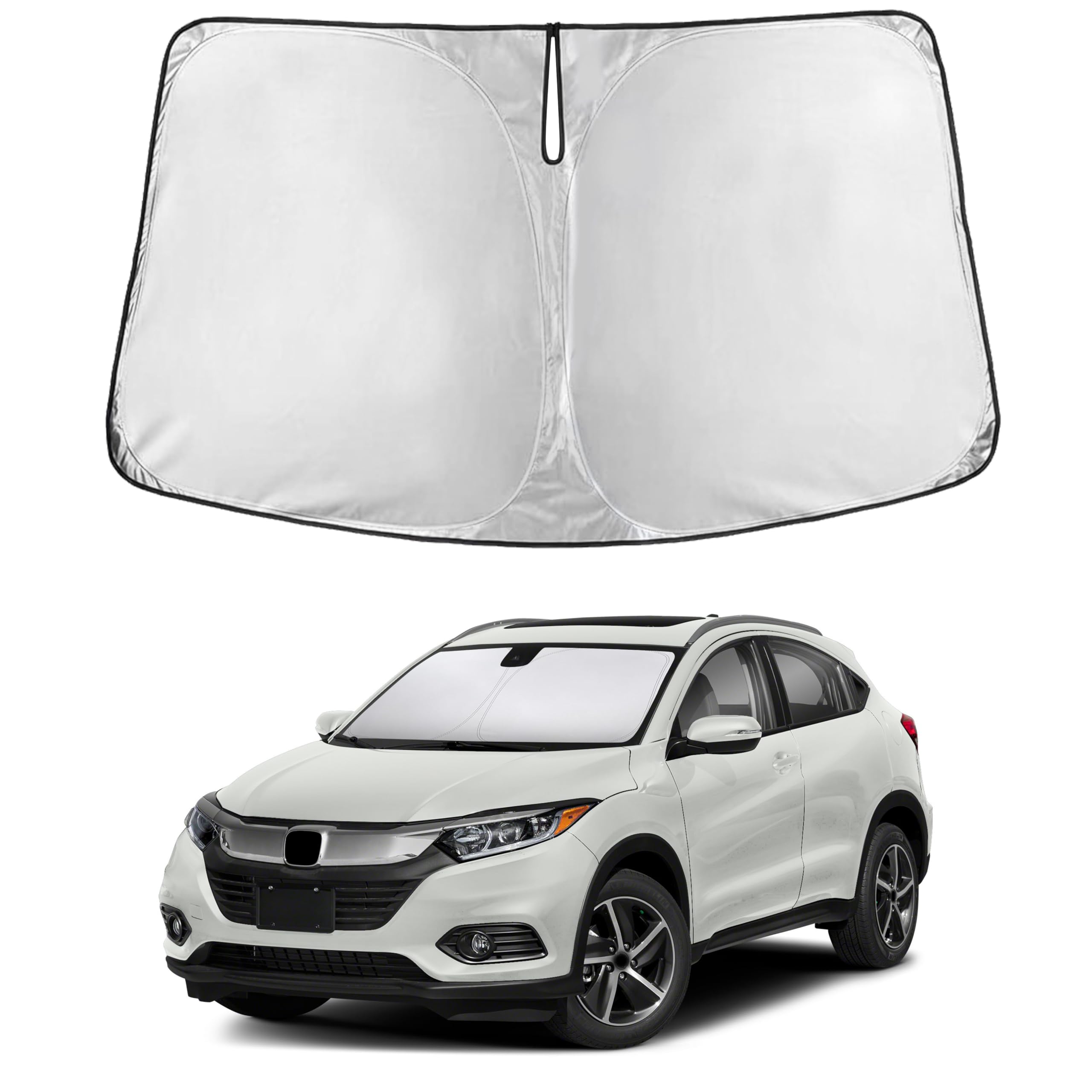 EcoNour Windshield Sun Shade Compatible for Honda HR-V 2016–2021 2022