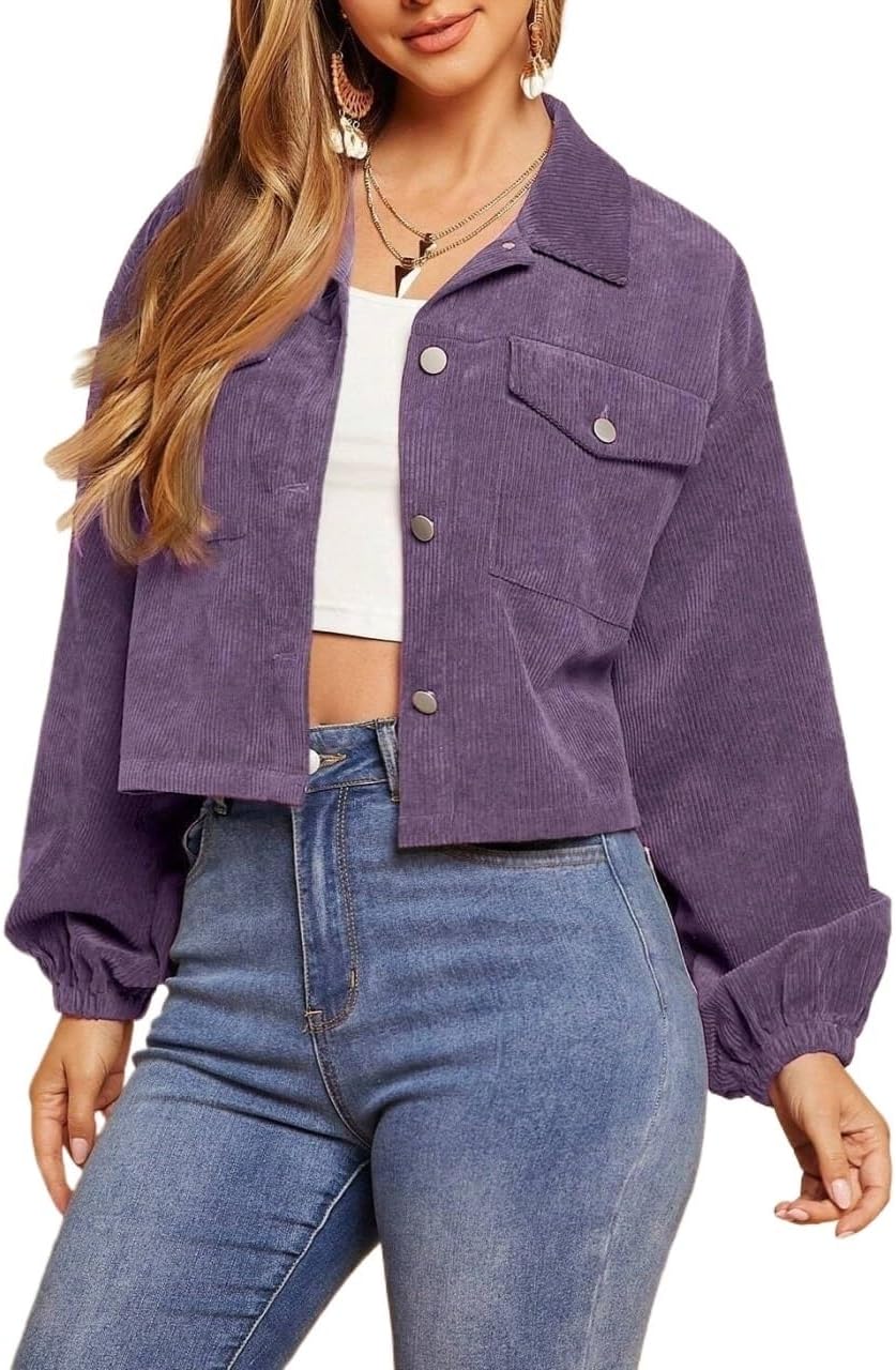 Women's Trench Coat Drop Shoulder Long Sleeve Single-Breasted Cargo Pocket Casual Jacket Classic Overcoat