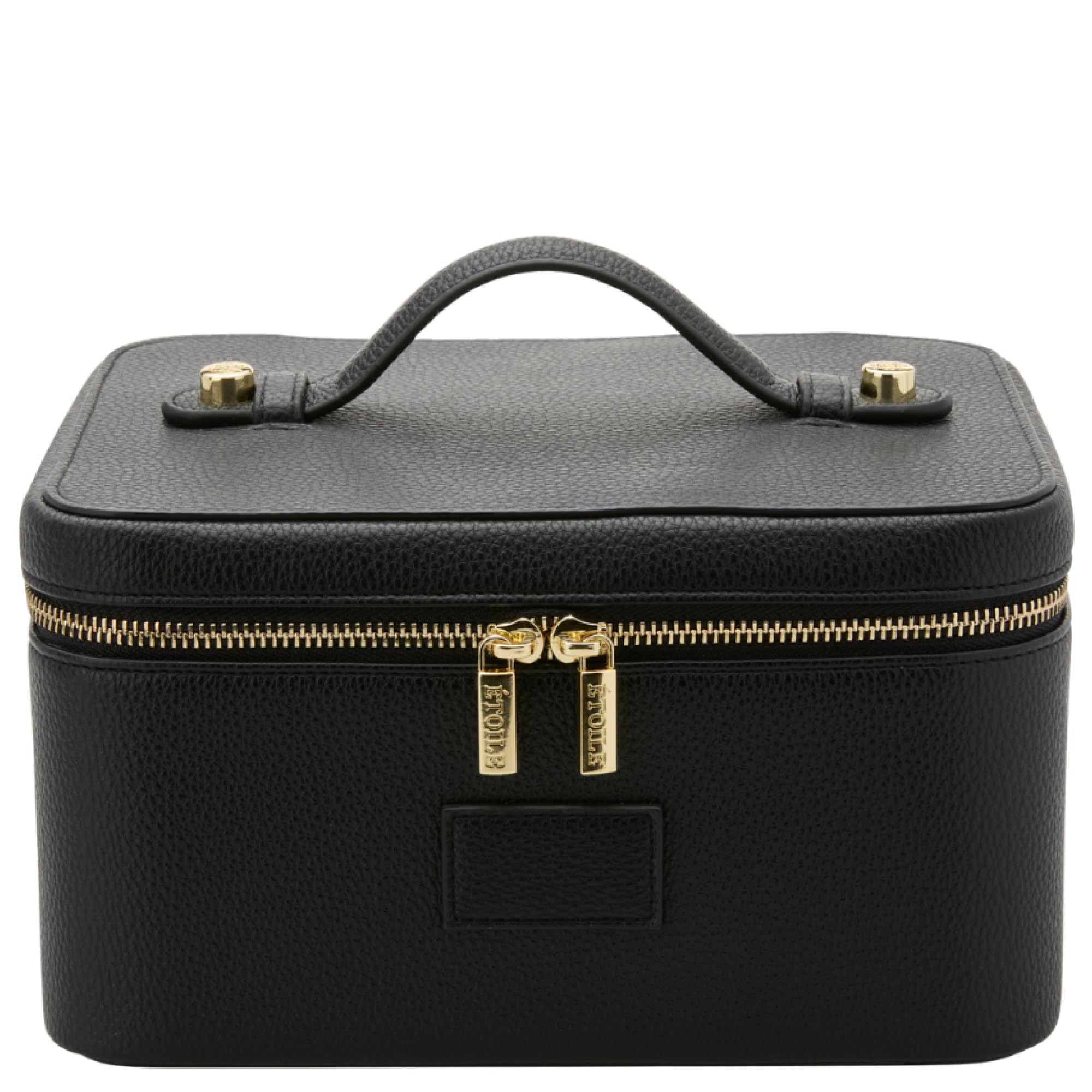 ETOILE - Vanity Case Black - Stylish Travel Makeup Bag Organizer with Dividers