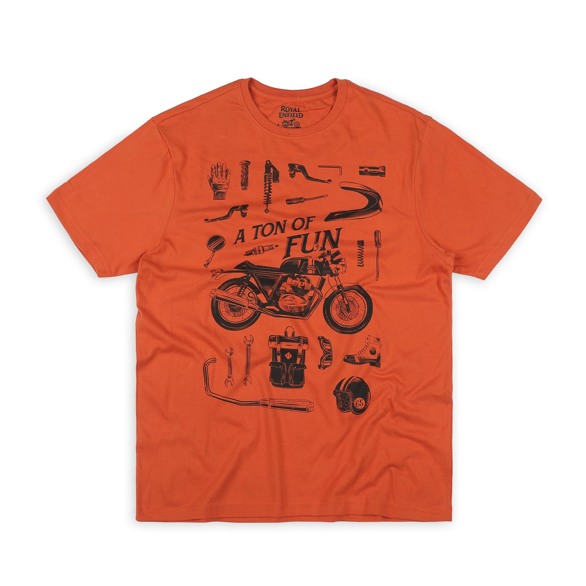 Continental GT Men's T-Shirts 100% Cotton Half Sleeves Tee Round Neck Casual Summer Shirts for Men