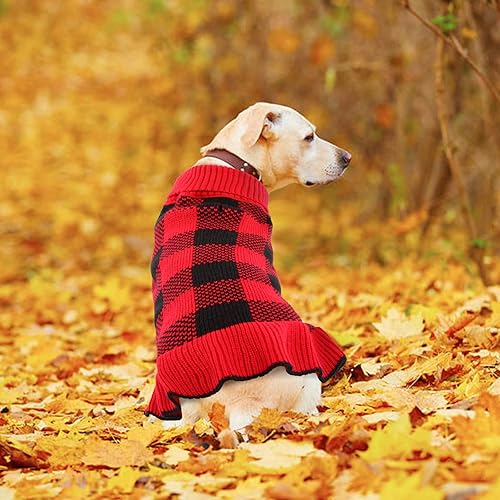 Miniatura 6 de QBLEEV Suéteres para perros pequeños, suéter para perro, suéter para cachorros, suéteres de Navidad para perro, suéteres cálidos de invierno de