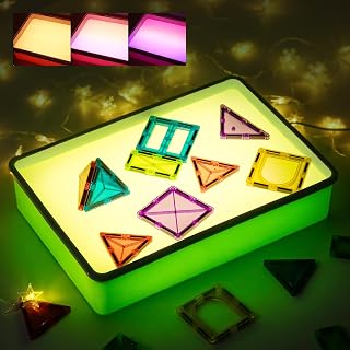 Odoorgames Sand Painting Light Box, Sensory Light Table for Kids - 3 Color Temperature & 10 Levels Adjustable Brightness, 16" (Green)