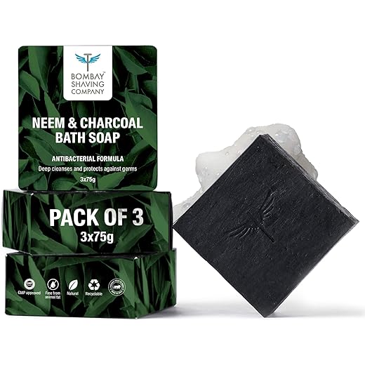 Bombay Charcoal Cleanse Soap - Pack of 3 75g