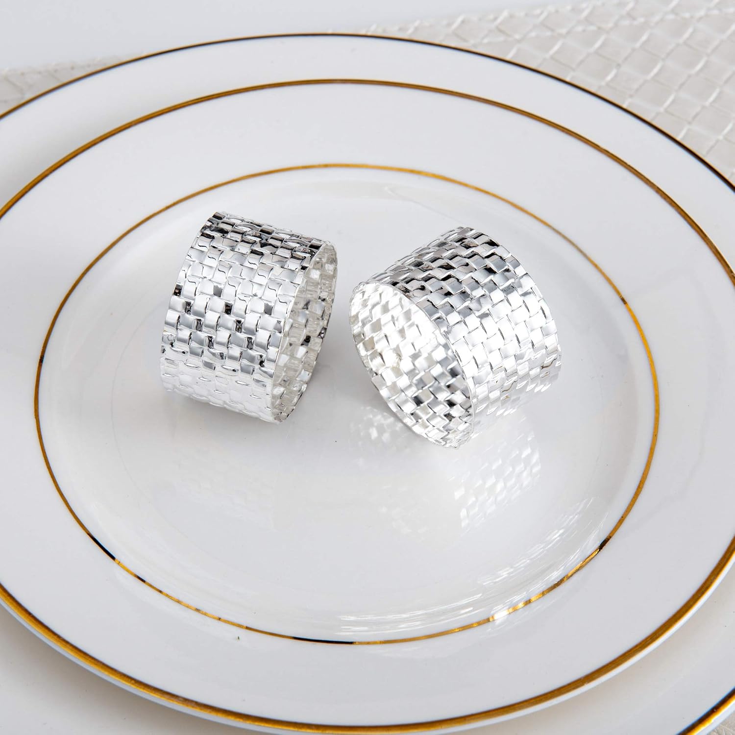 Black Friday 🔥 Feyarl Set of 6pcs Napkin Ring Rustic Napkin Rings Festival Table Dinner Napkin Holders for Thanksgiving Ideal Gift Wedding Centerpieces Family Gathering Decoration (Silver) Up To 60% OFF Feyarl Set of 6pcs Napkin Ring Rustic Napkin Rings Festival Table Dinner Napkin Holders for Thanksgiving Ideal Gift Wedding Centerpieces Family Gathering Decoration (Silver)