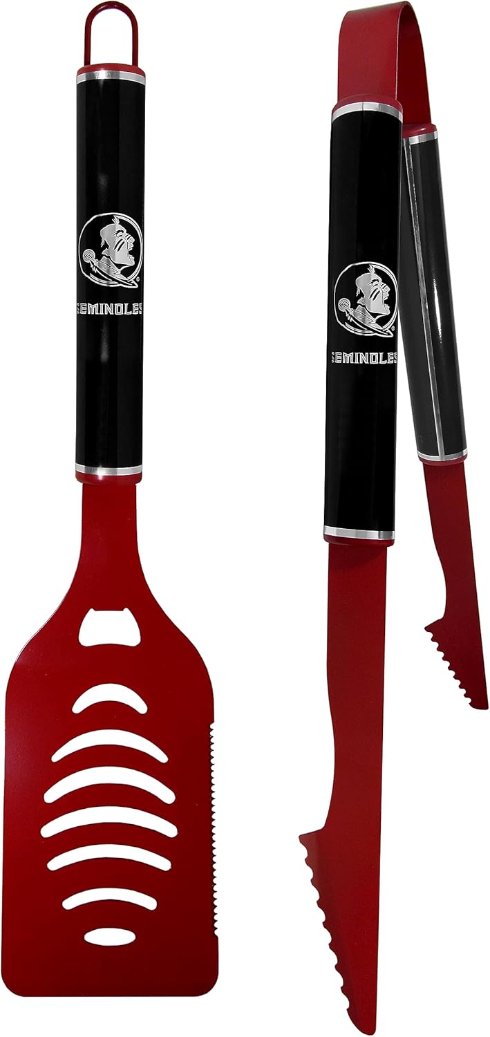 Siskiyou Sports NCAA Florida State Seminoles 2 pc Color and Black Tailgate BBQ Set Team Colors, One Size