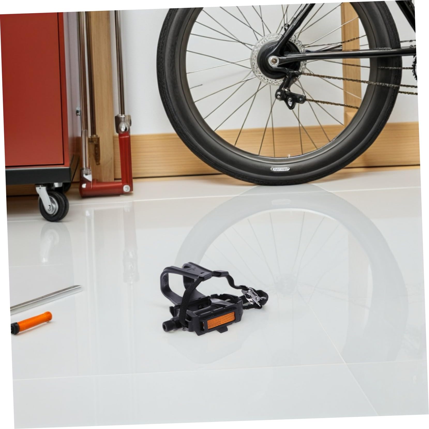 BESTonZON 2 Pares Correas para Pedales De Bicicleta Cierre De Gancho y Bucle Correas Reutilizables para Ciclismo Al Aire y Entrenamiento Gimnasio