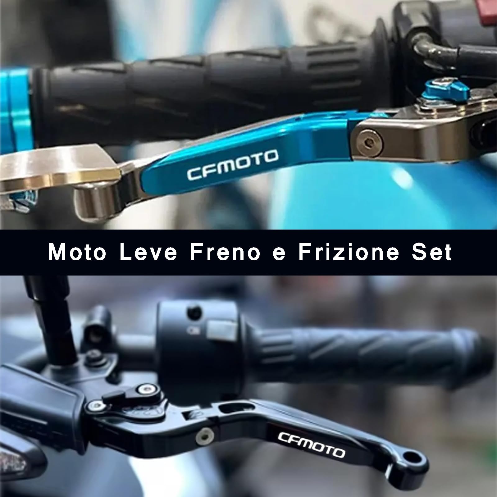 Regolabile Leve Freno e Frizione Set per CFMOTO 400NK 650NK 2023 400GT 650GT 2022 700CLX 2022 800MT - Nero