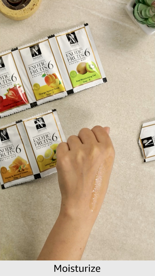 Nutriglow Naturals Exotic Fruit Gesichtspflege-Set Mit Honig & Vitamin E – Für Strahlenden Glow (60g)