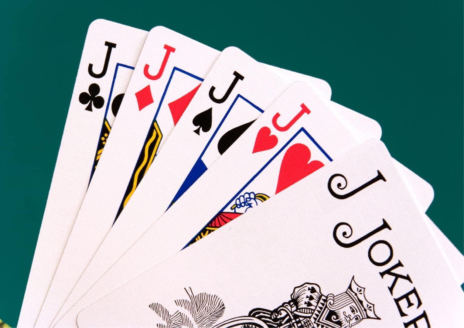 Stukk White Playing Cards Joker & Jacks Poster - A2 (420 X 594Mm)