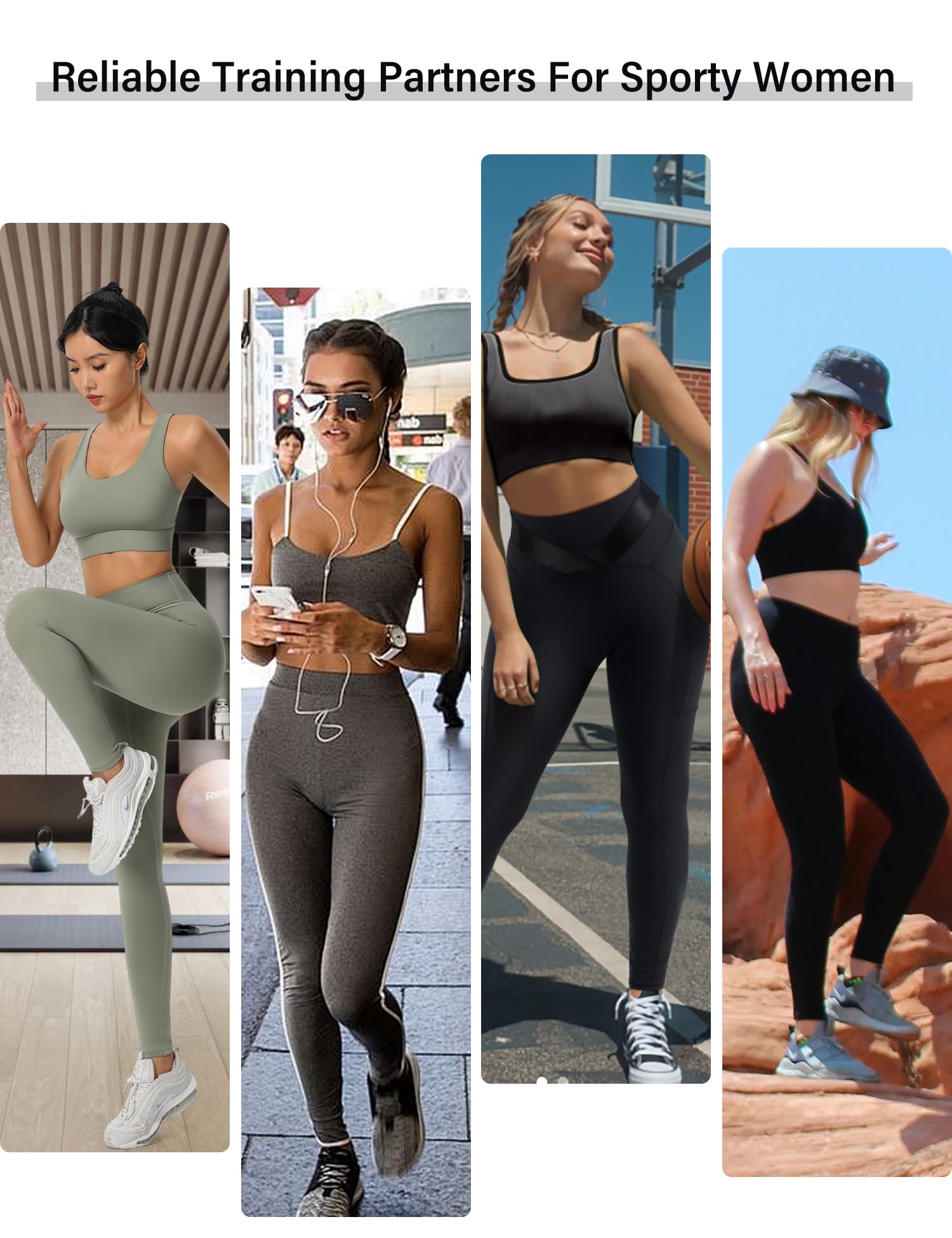 Soutiens-Gorge Sport Femme Forte Intensité Brassiere Pas de Rebond sans Armatures pour Fitness Yoga Tennis Course Sport Bra