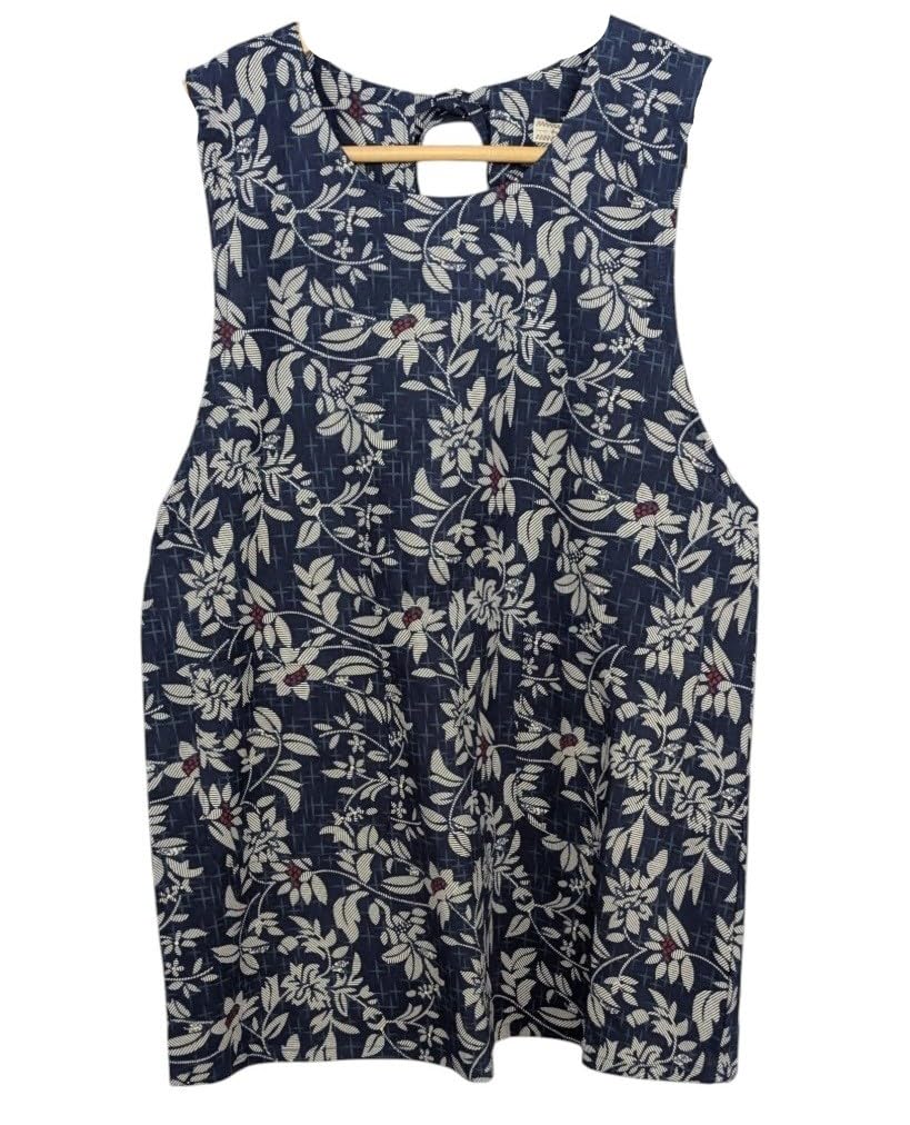 Indigo Cotton Japanese Apron