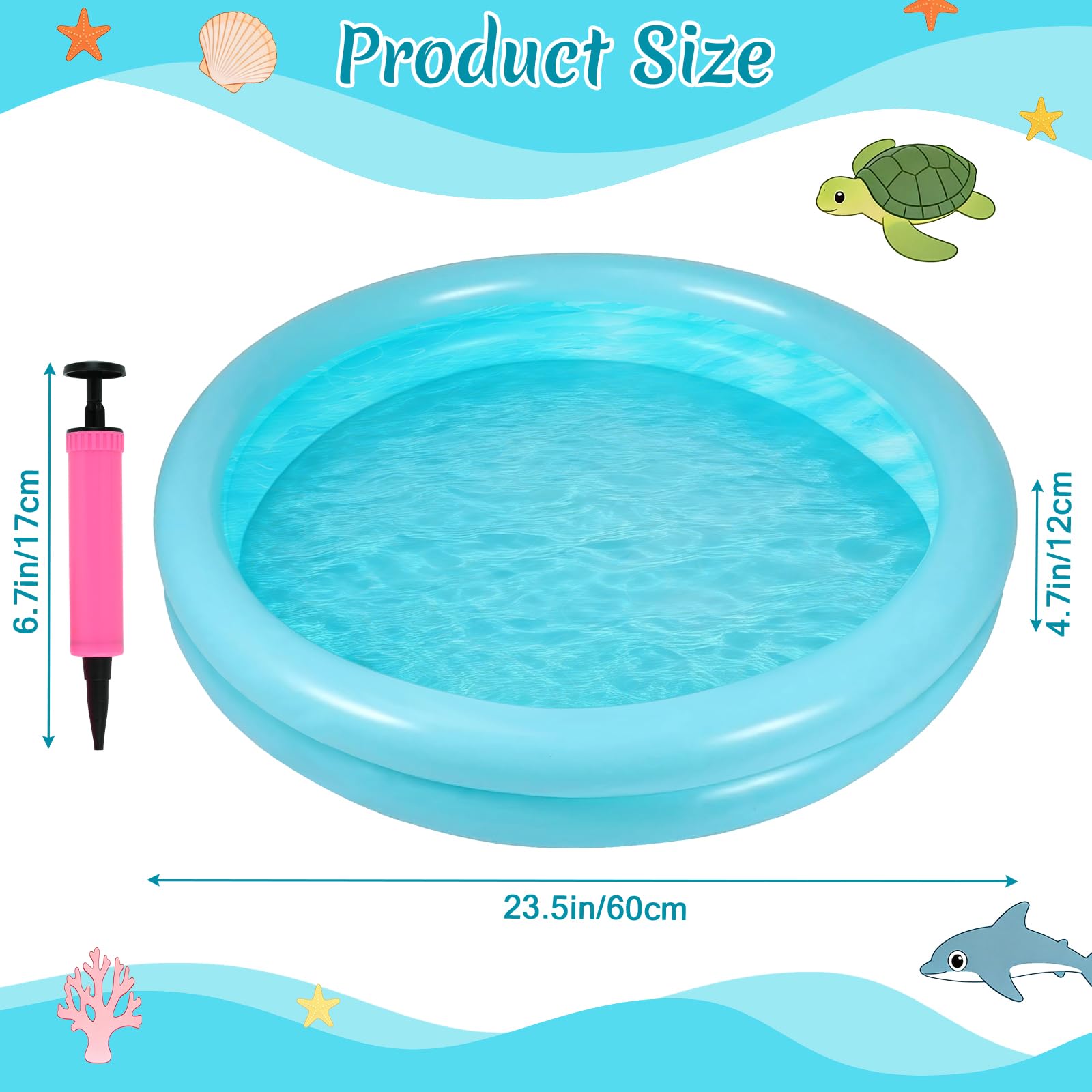 Jeu Eau Extérieur Piscine Gonflable Enfant 60 Cm – Pataugeoire Avec Pompe – Idéale Pour Jardin, Plage Ou Balcon Jeu Eau Extérieur Piscine Gonflable Enfant 60 Cm – Pataugeoire Avec Pompe – Idéale Pour Jardin, Plage Ou Balcon