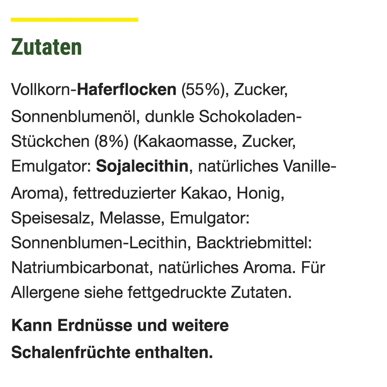Nature Valley Crunchy Hafer & Dunkle Schokolade, Müsliriegel, 18x2-Bar Pack (18 x 42g)
