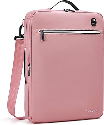 TUDEQU Bolsa para laptop de 15.6 pulgadas con correa, bolsa para computadora, funda para laptop de 15.6 pulgadas, funda para laptop de 15.6