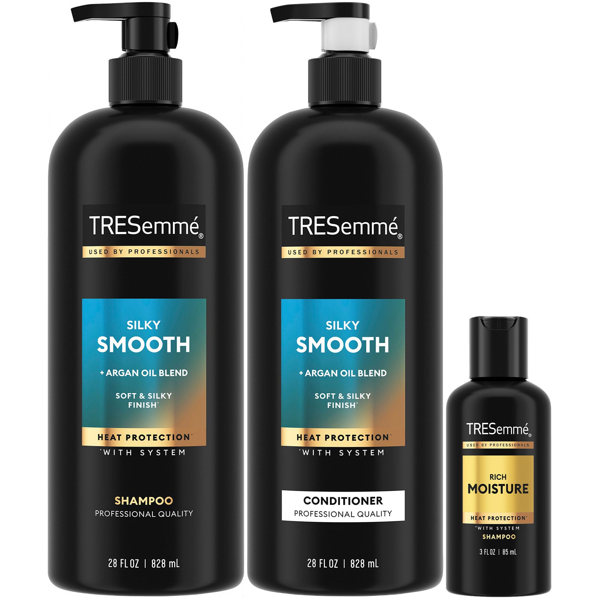 TRESemmé Silky Smooth Shampoo & Conditioner + Travel Shampoo
