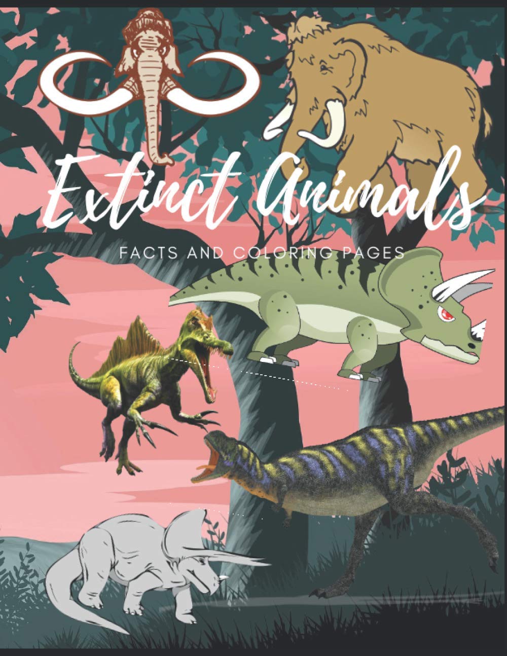 Buy Extinct animals facts and coloring pages: Exploration of Animals ...