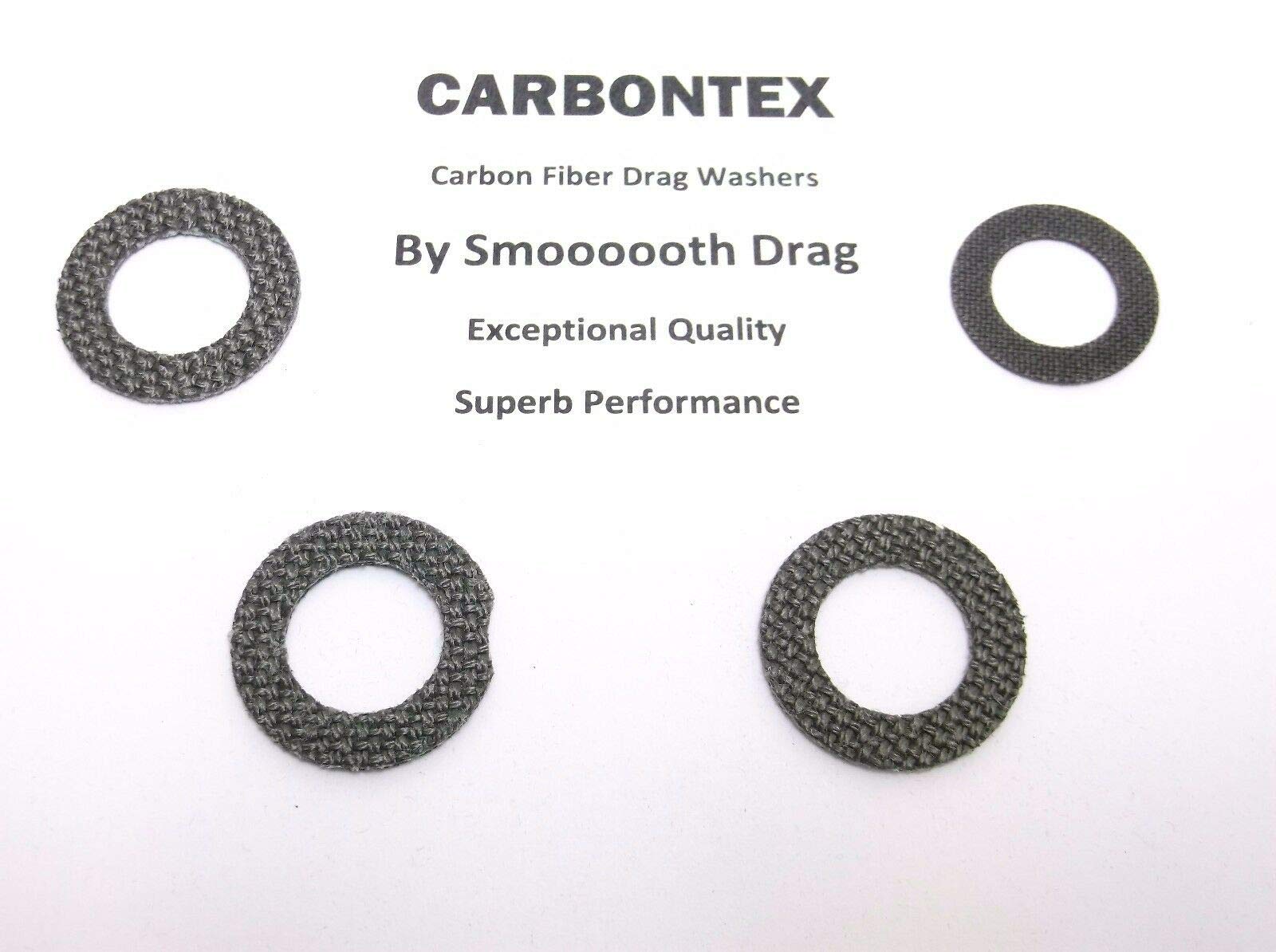 DAIWA Reel Part Sealine 50H - (4) Smooth Drag Carbontex Drag Washers #SDD113