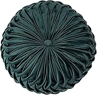 Vista 8 de HLOVME Cojín Decorativo Throw Pillow para Sofá de Calabaza 3D Redondo de Terciopelo para Sofá Cama Silla Suelo 15"X15", Púrpura Claro