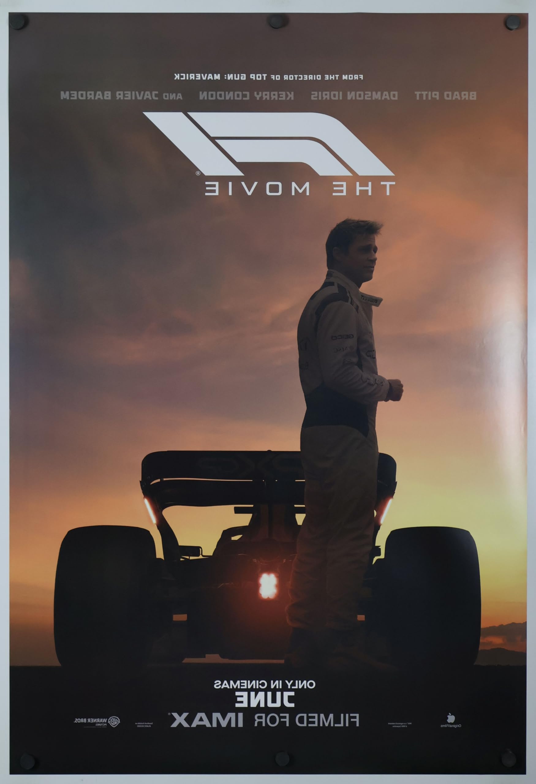 Amazon.com: F1 FORMULA ONE MOVIE POSTER 2 Sided ORIGINAL