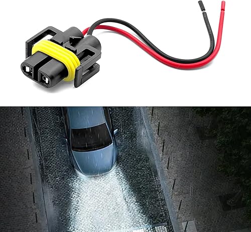 Miniatura 6 de 4 piezas H11 H9 H8 880 881 adaptador hembra de cableado conector de enchufe de 12 V para faros delanteros o luz antiniebla