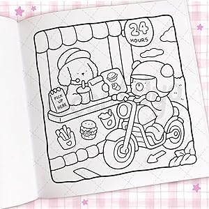 Cozy Days: Coloring Book for Adults and Kids by Coco Wyo - Preview 1