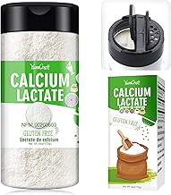 170 g Calcium Lactate Powder - Vegan - 100% Pure - Food Grade - Keep the Shape of Food - Suitable for Baking Milk Bread