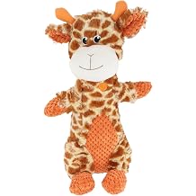 CCYLEZ Dog Plush Squeaky Toy Interactive Animal Shape Safe Cute Chew Toy for Medium Dogs Gentle Chewers
