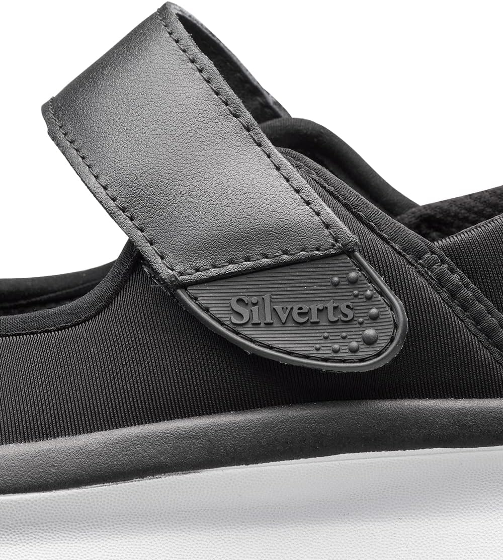 Silvert's Adaptive Clothing & Footwear Women’s Extra Wide Mary Jane Walking Shoes with Easy Touch