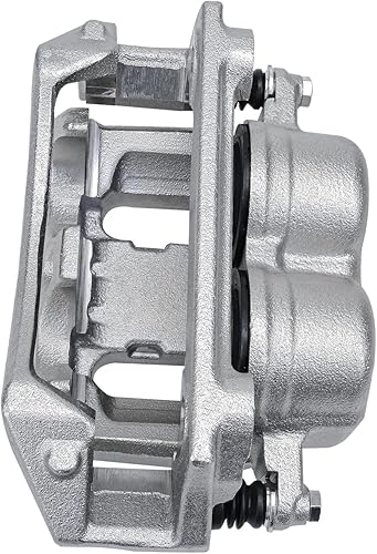 Miniatura 5 de Detroit Axle - Pinza de freno de disco delantera del lado del conductor + pastillas de freno de cerámica con repuesto de hardware para Ford F-150