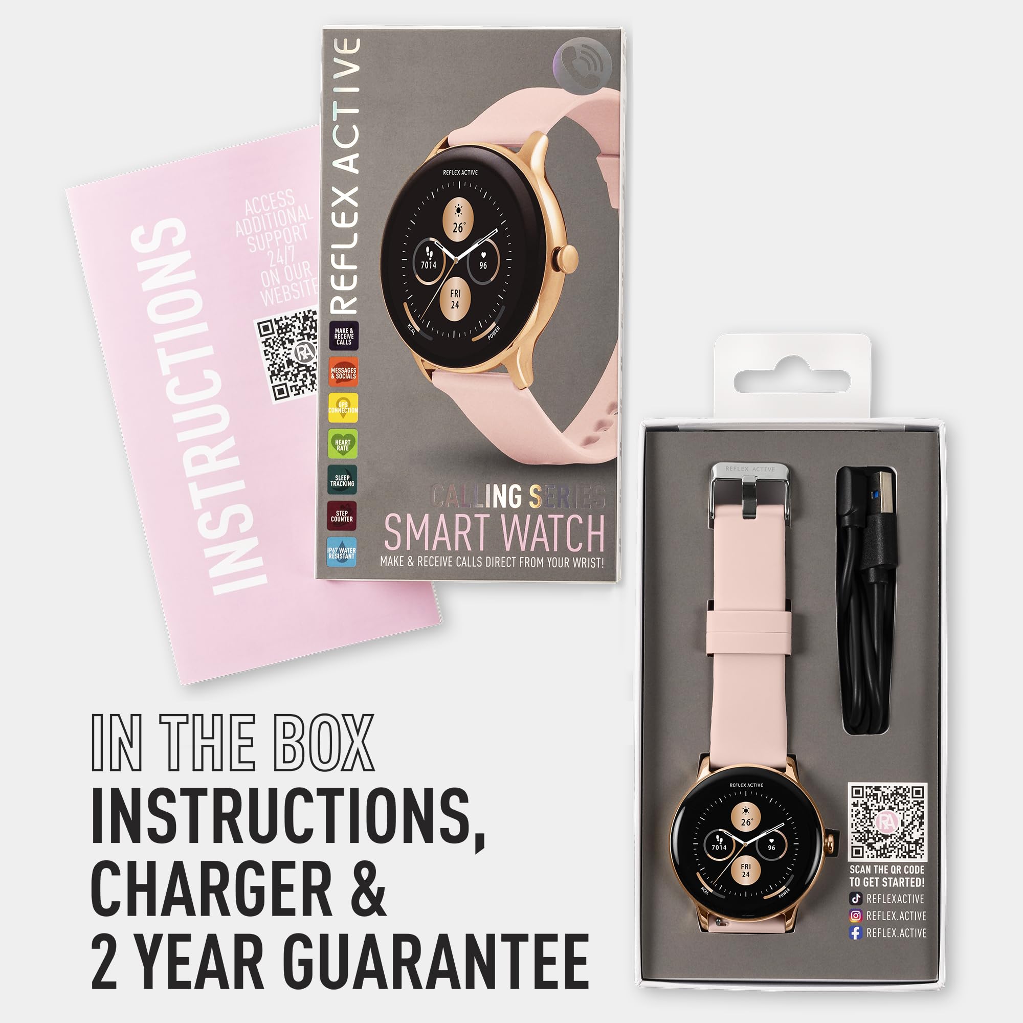 Reflex Active Montre connectée rose série 22